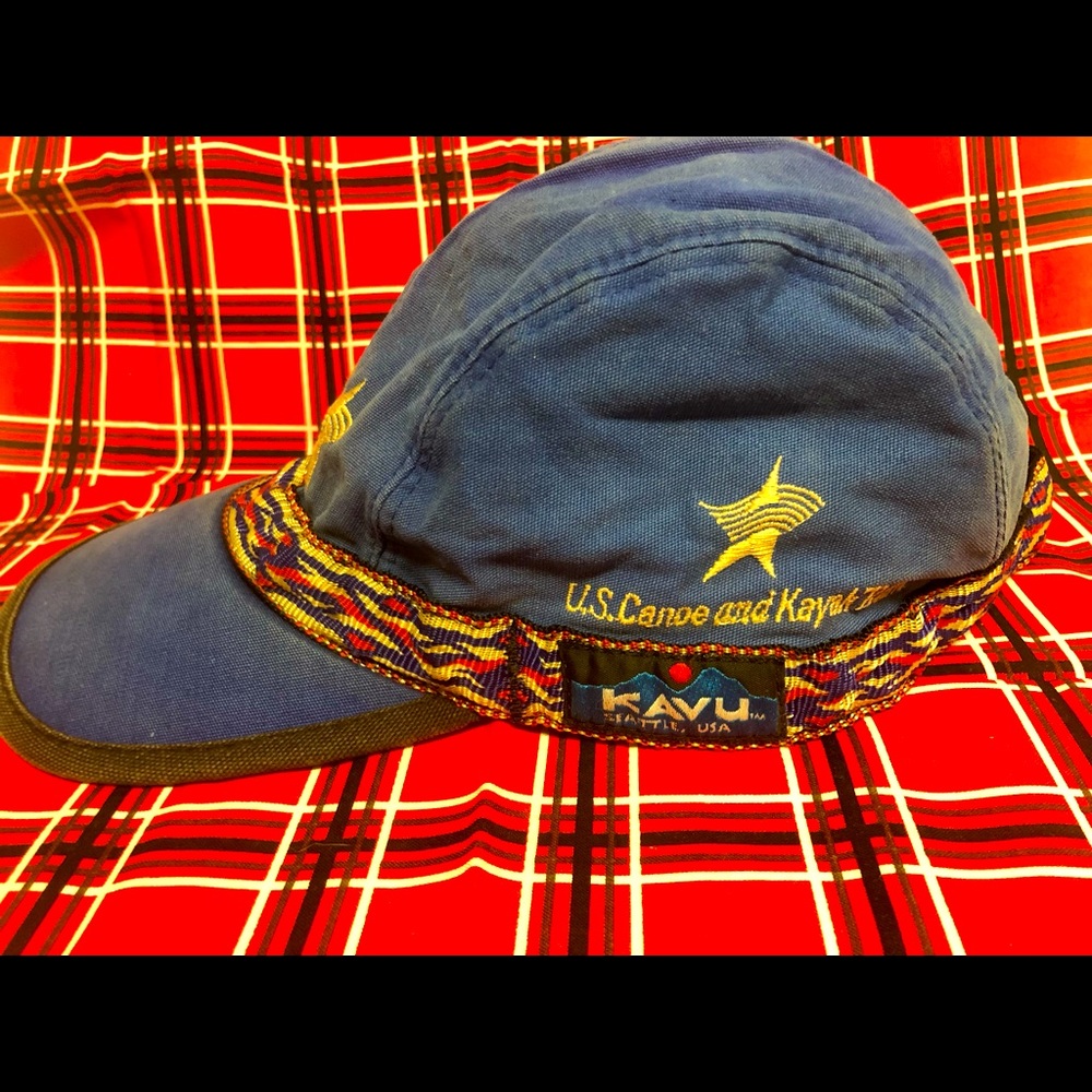 1996 USA Olympic Canoe and Kayak Team KAVU Strapcap / paddling hat